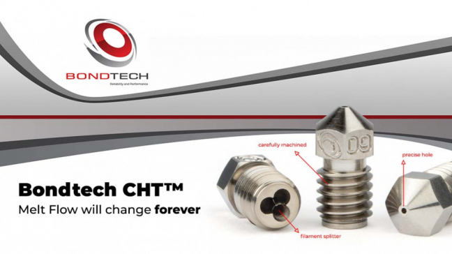 Bondtech CHT® high-flow coated brass nozzles
