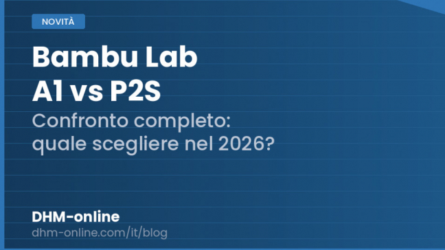 Bambu Lab A1 vs P2S: quale stampante scegliere nel 2026?