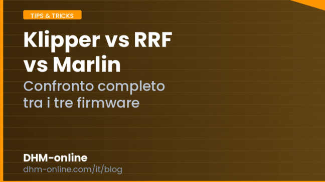 Firmware Klipper vs RepRapFirmware vs Marlin: confronto completo