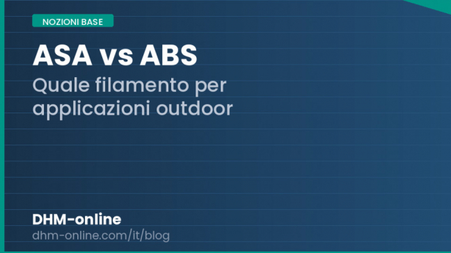 ASA vs ABS: quale filamento scegliere per applicazioni outdoor e tecniche