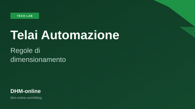 Bastidor aluminio para automatización: reglas de diseño